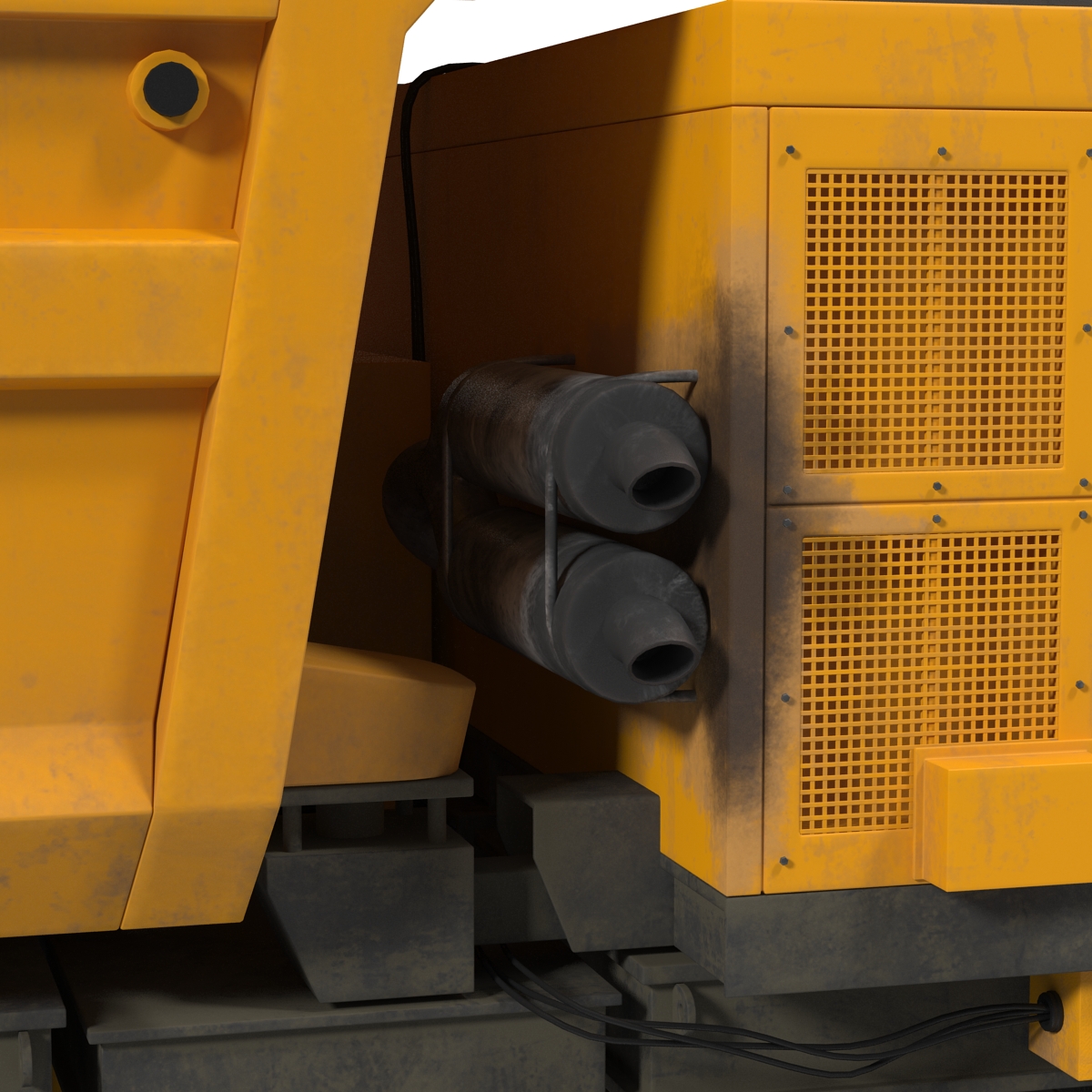 Mining Truck Rigged 3D model