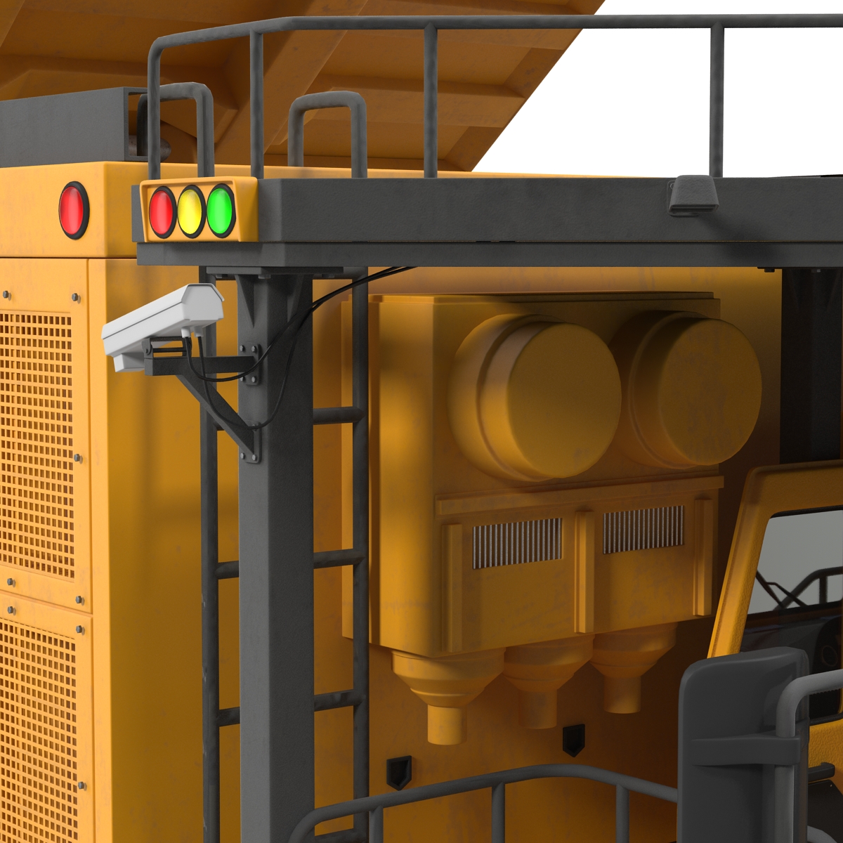 Mining Truck Rigged 3D model