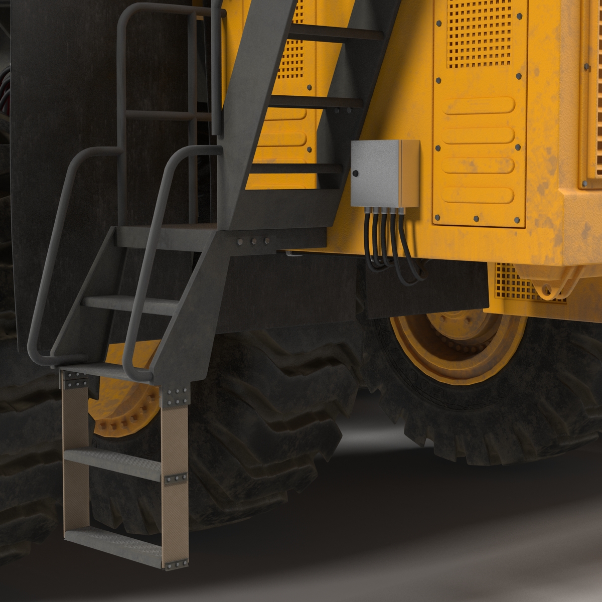 Mining Truck Rigged 3D model