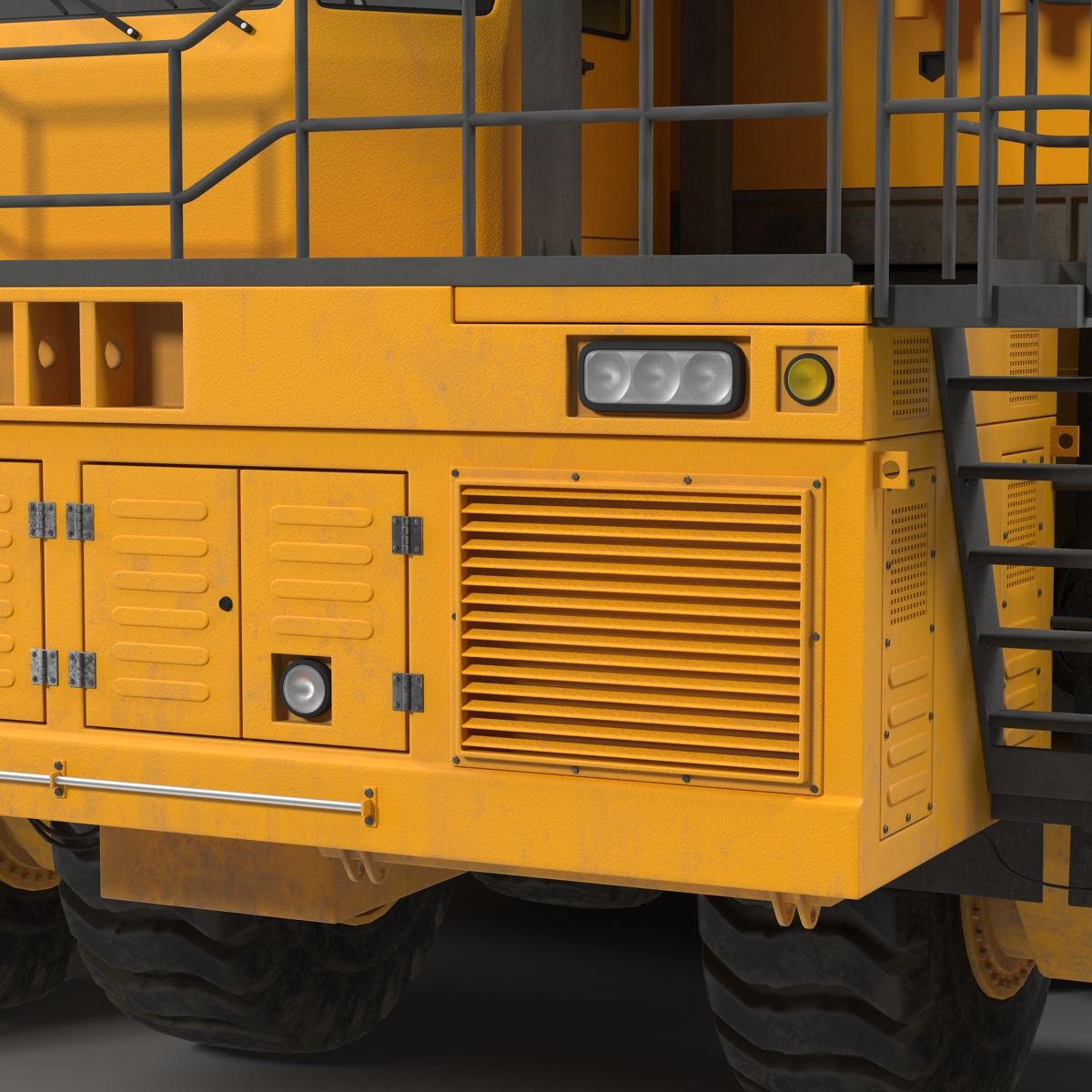 Mining Truck Rigged 3D model