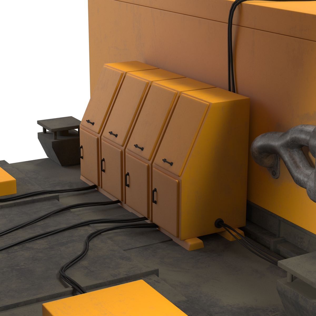 Mining Truck Rigged 3D model