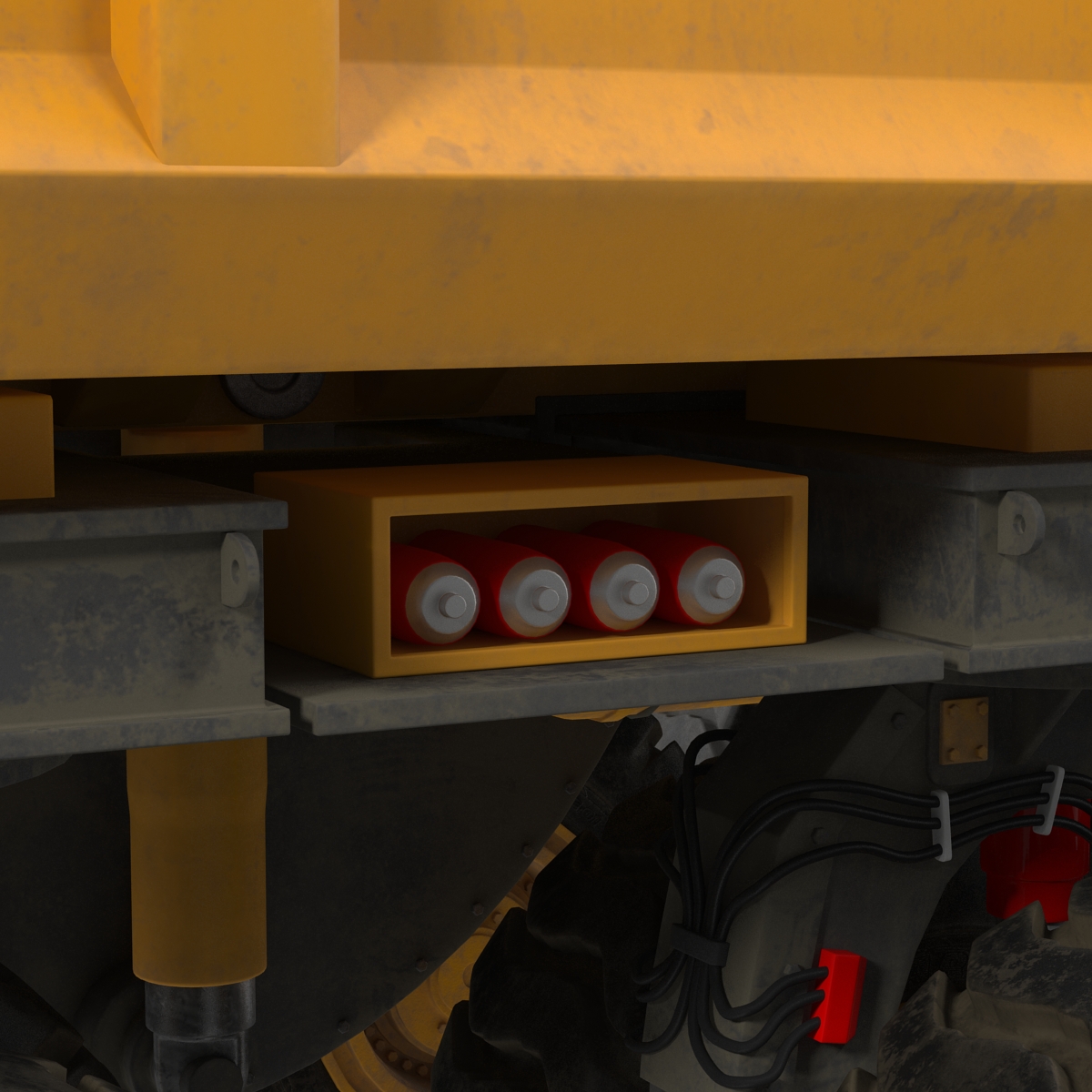 Mining Truck Rigged 3D model