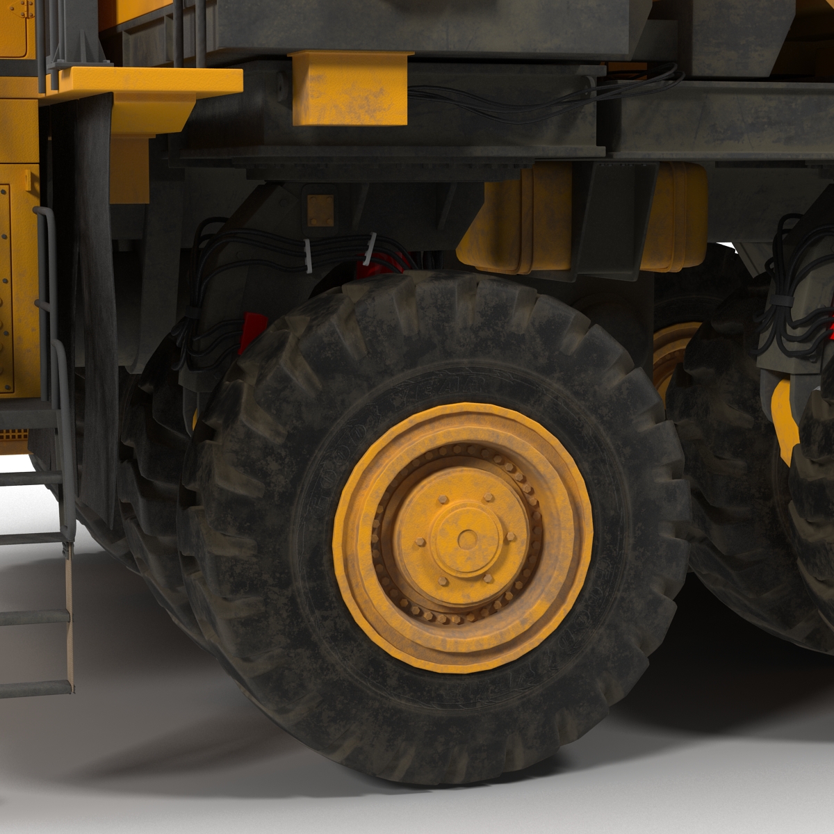 Mining Truck Rigged 3D model