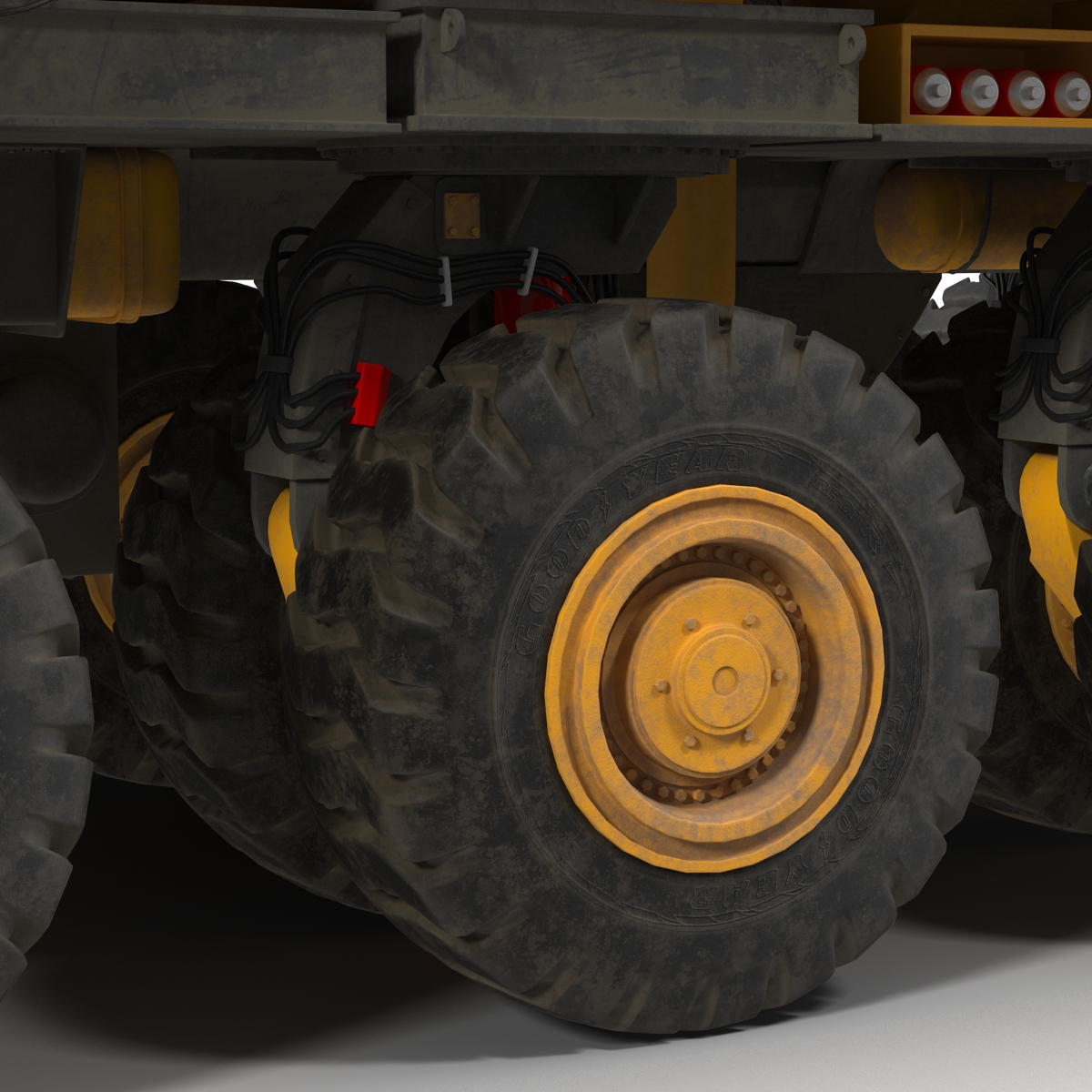 Mining Truck Rigged 3D model