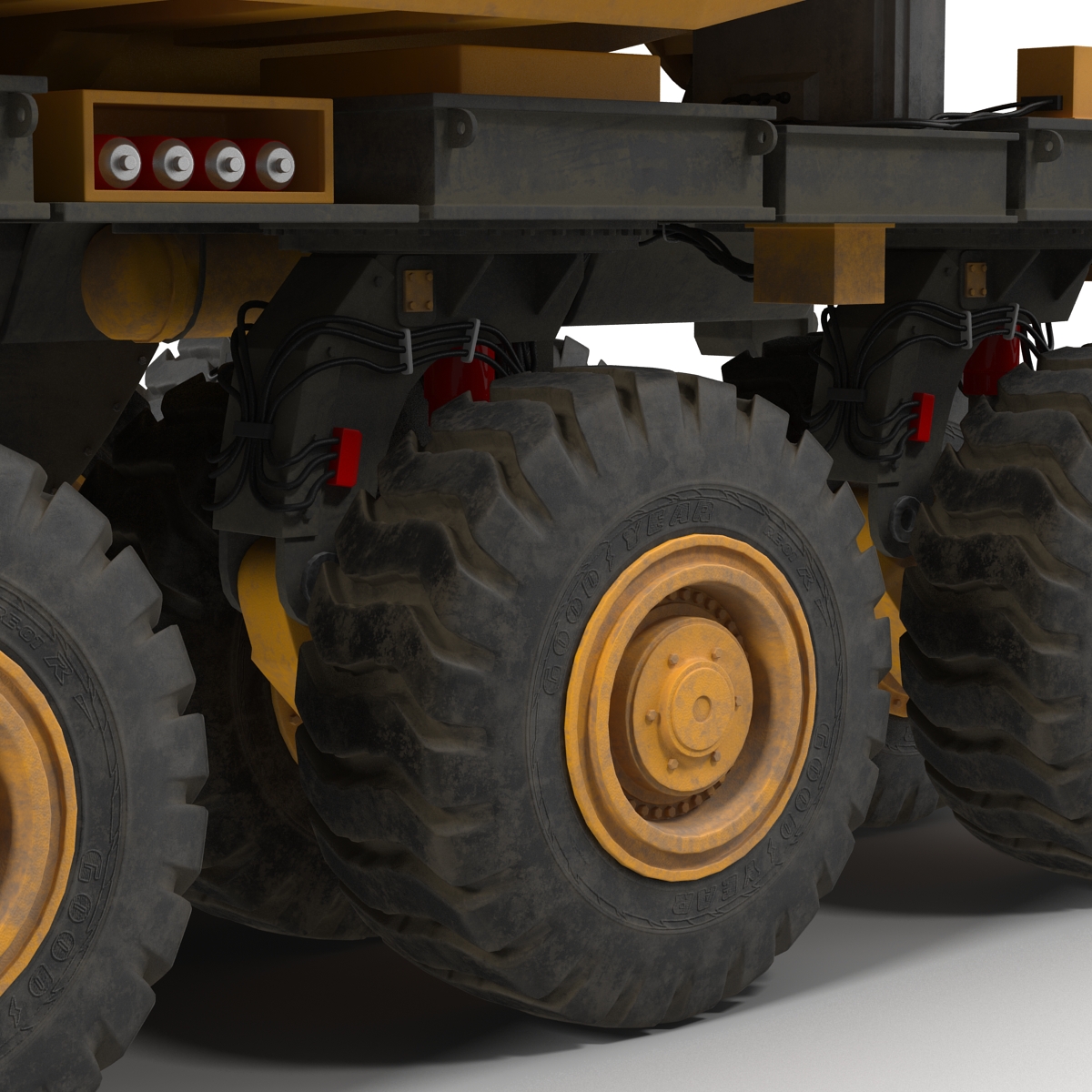 Mining Truck Rigged 3D model