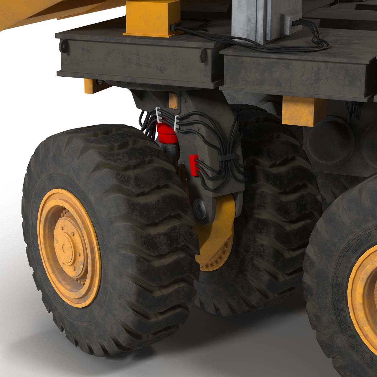 Mining Truck Rigged 3D model