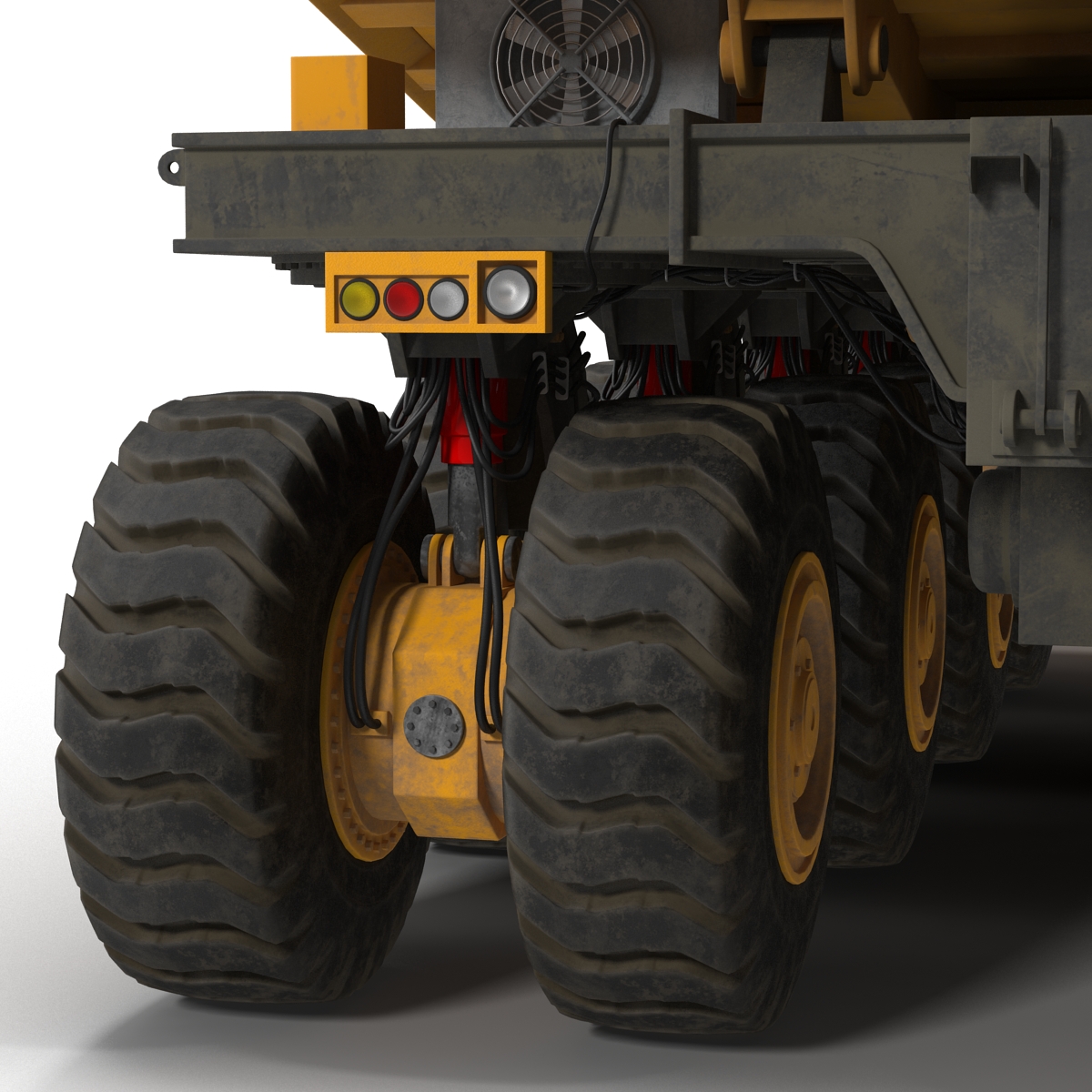 Mining Truck Rigged 3D model