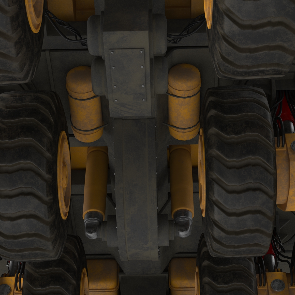 Mining Truck Rigged 3D model