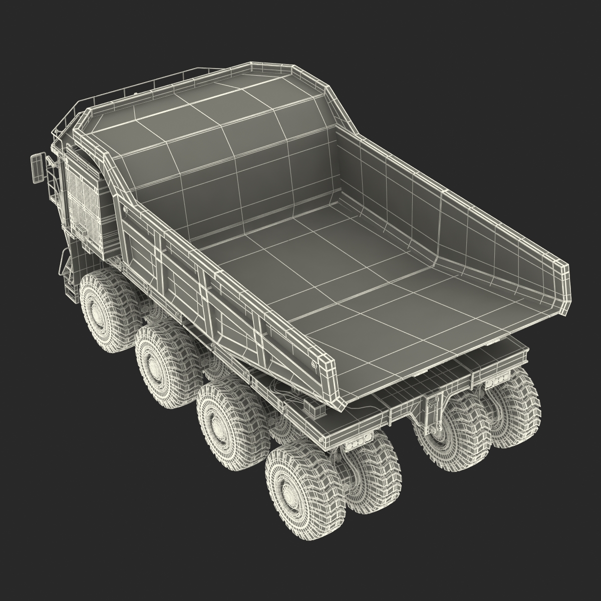 Mining Truck Rigged 3D model