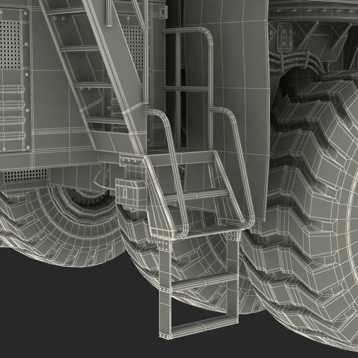 Mining Truck Rigged 3D model