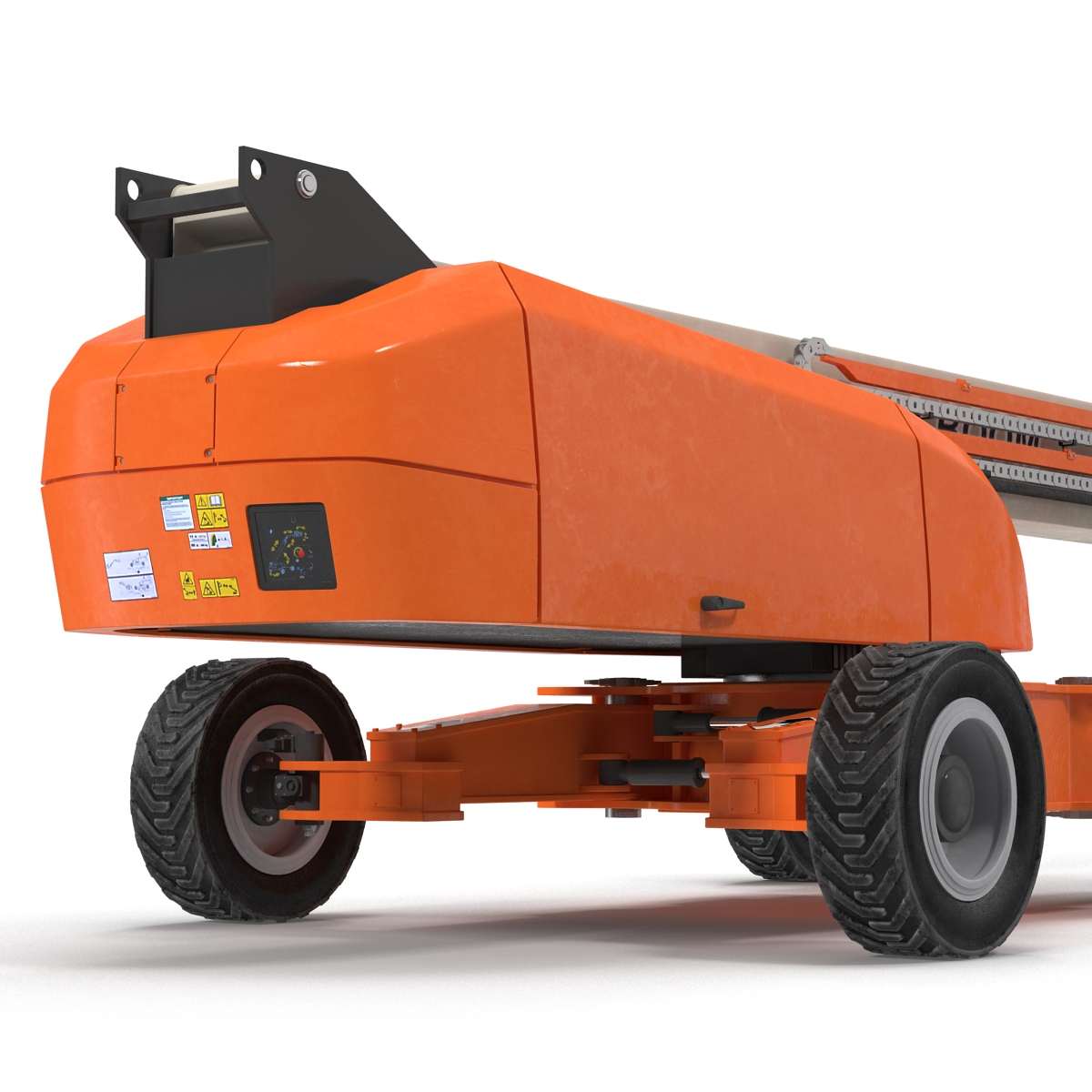 Telescopic Boom Lift Generic 4 Rigged 3D