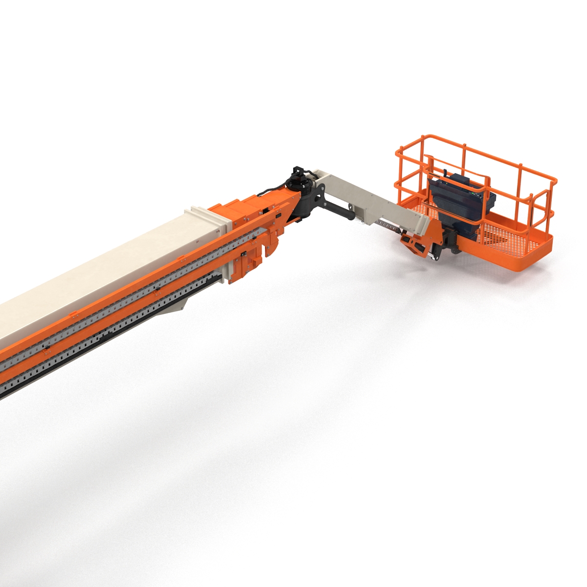 Telescopic Boom Lift Generic 4 Rigged 3D