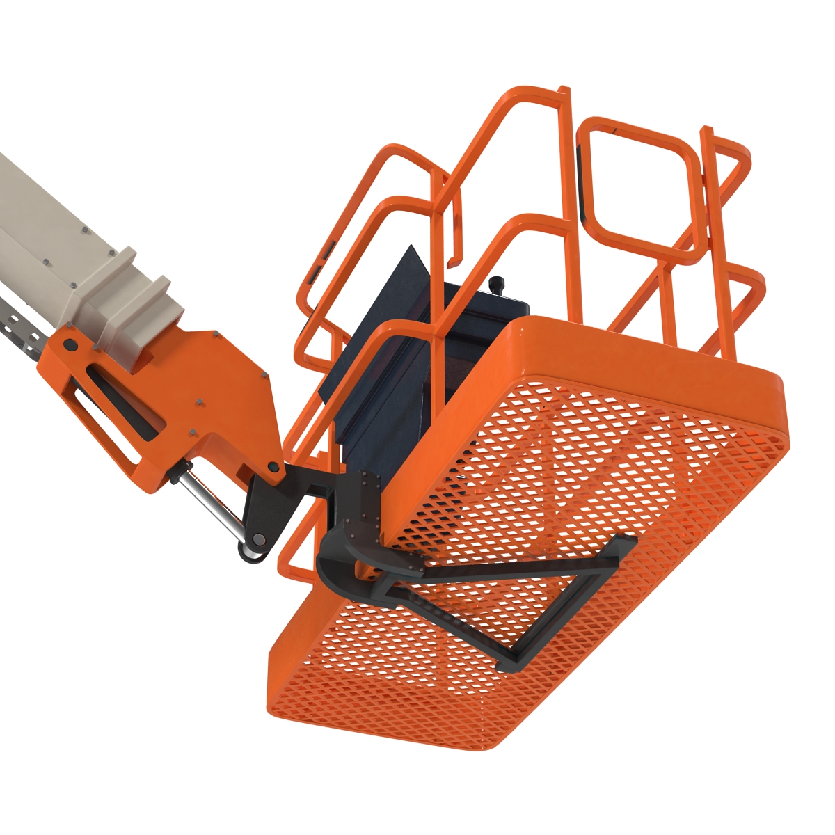 Telescopic Boom Lift Generic 4 Rigged 3D