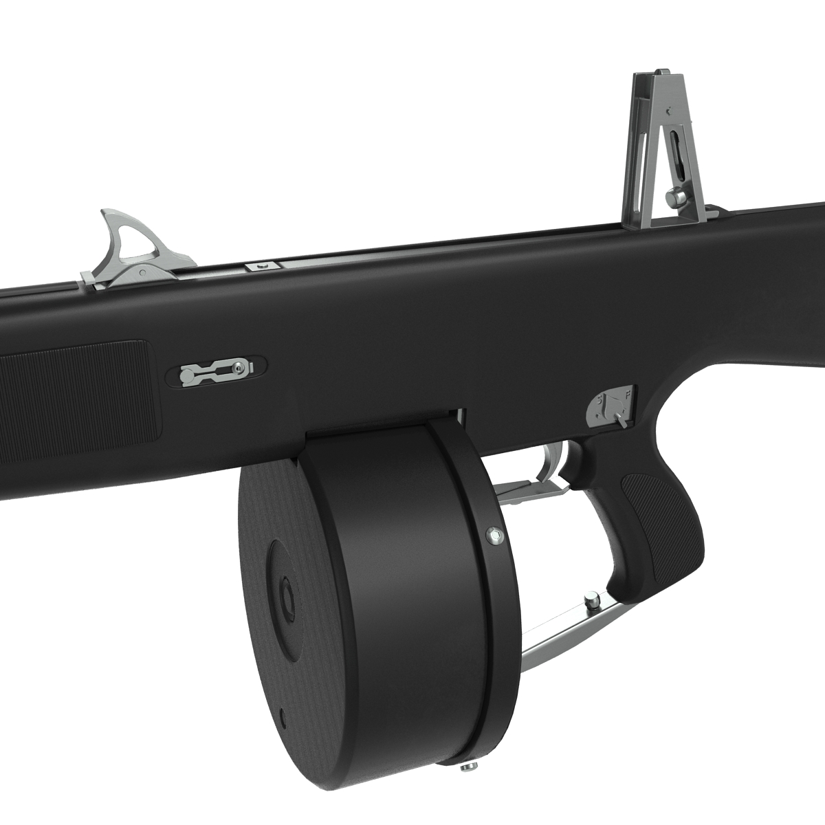 3D Auto Assault Shotgun AA 12 Round Drum Magazine