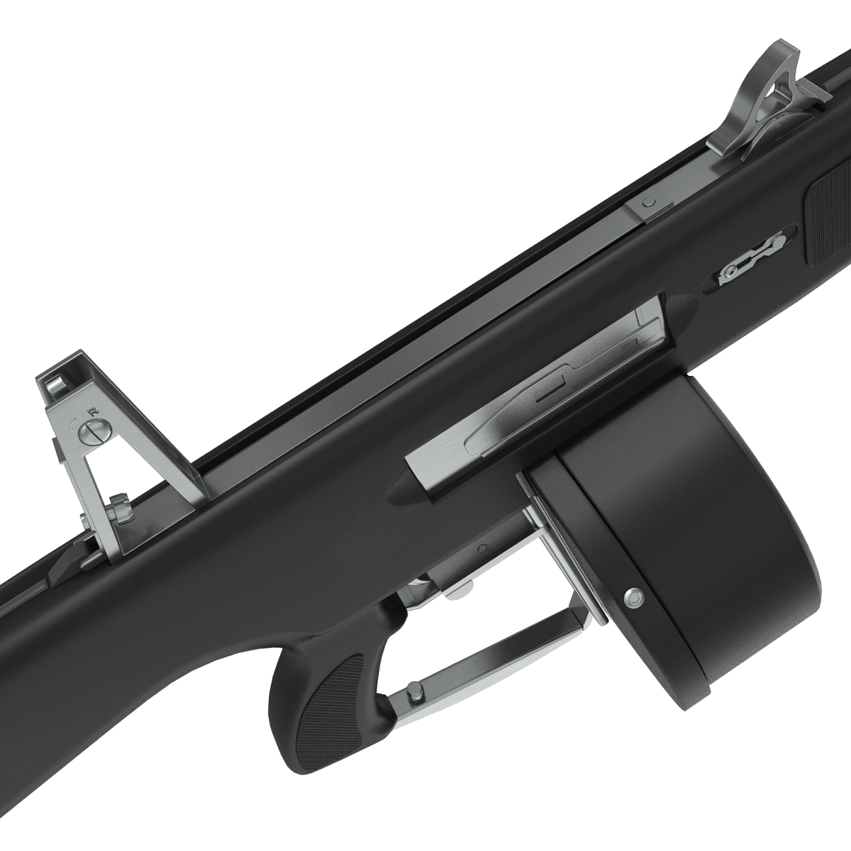 3D Auto Assault Shotgun AA 12 Round Drum Magazine