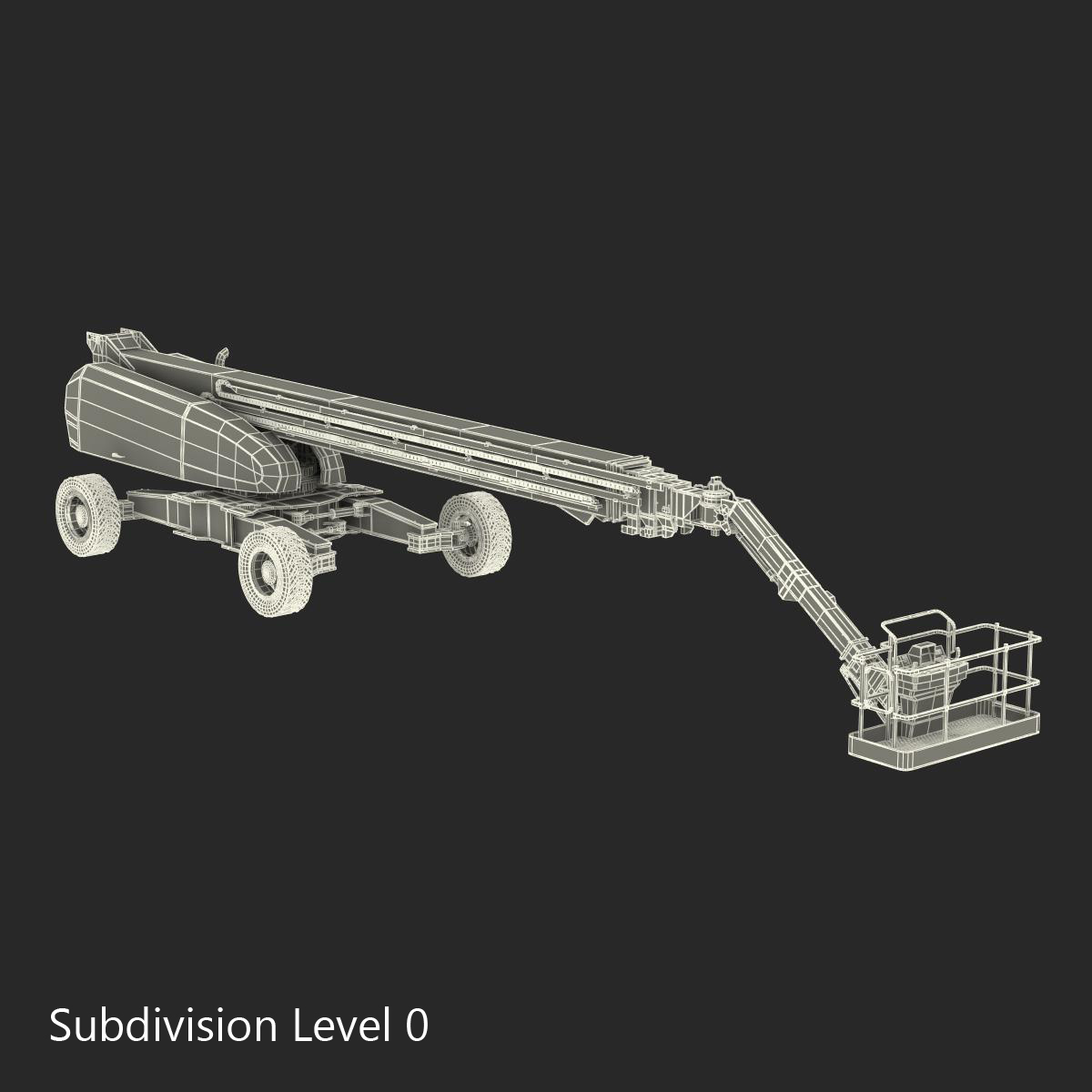 3D model Telescopic Boom Generic 4