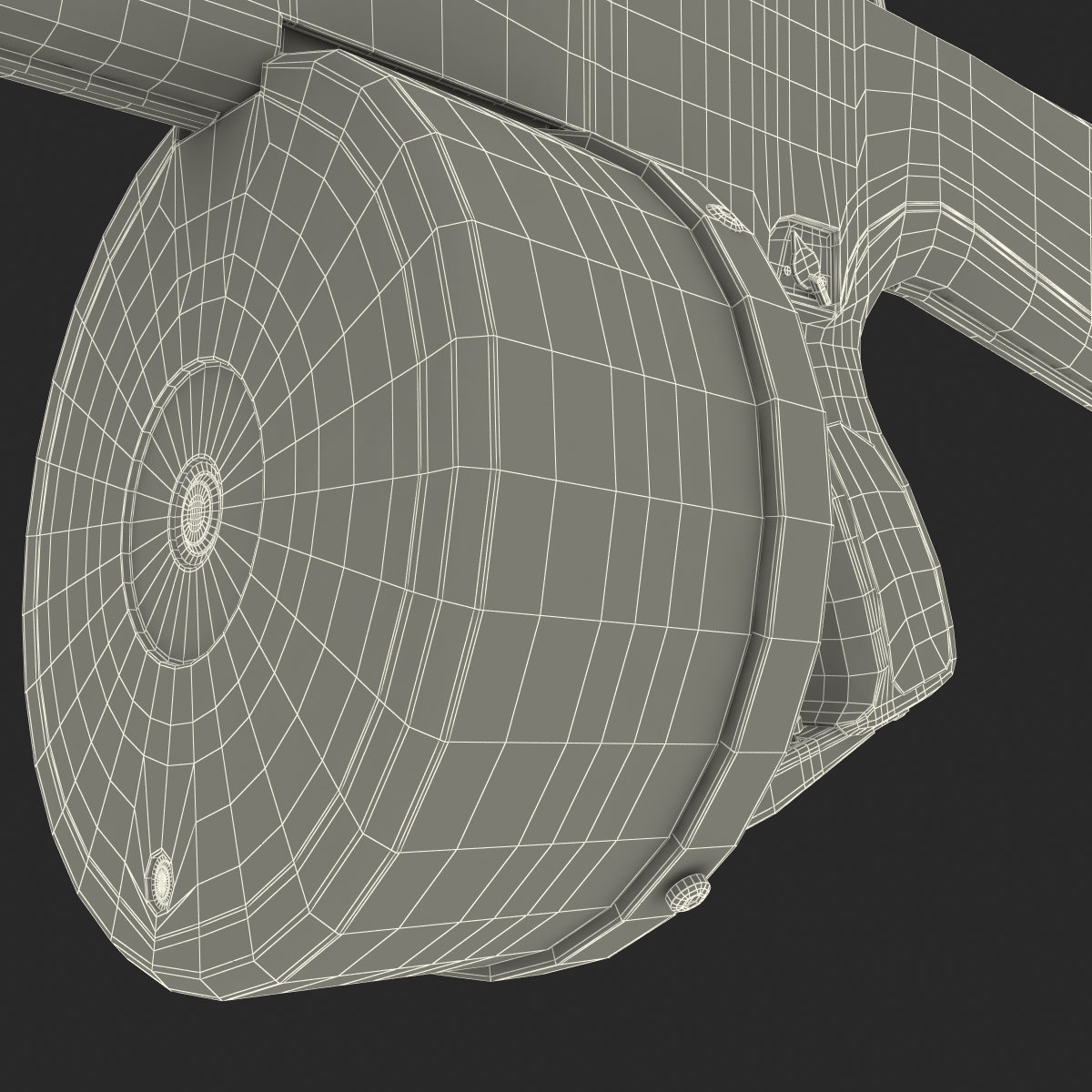 3D Auto Assault Shotgun AA 12 Round Drum Magazine