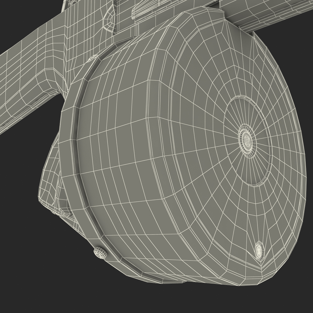 3D Auto Assault Shotgun AA 12 Round Drum Magazine