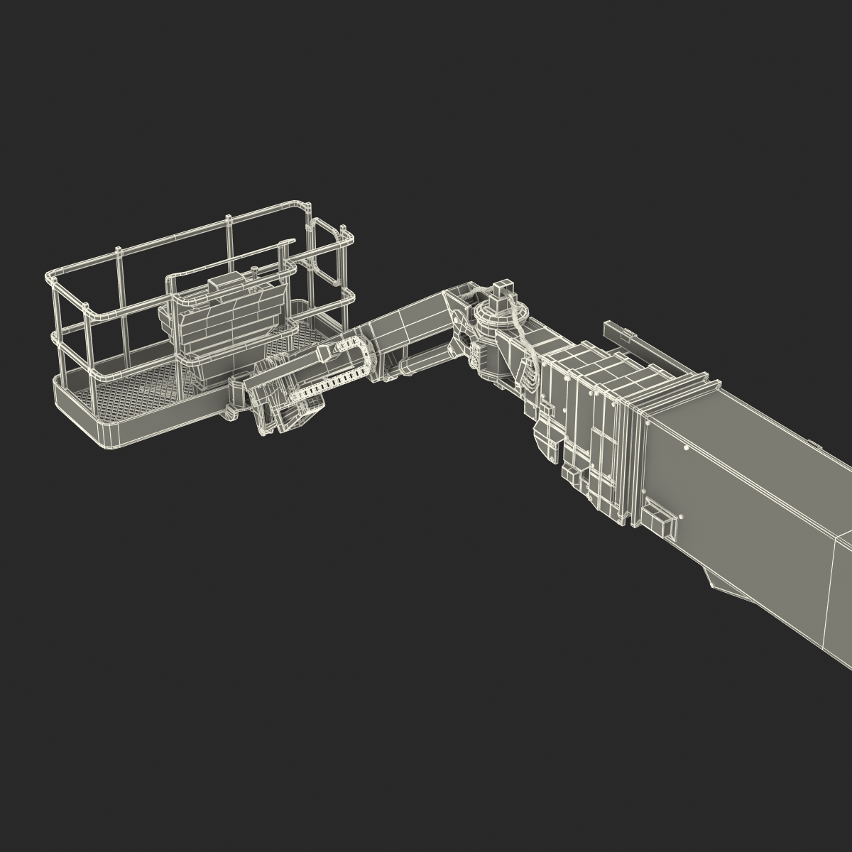 3D model Telescopic Boom Generic 4