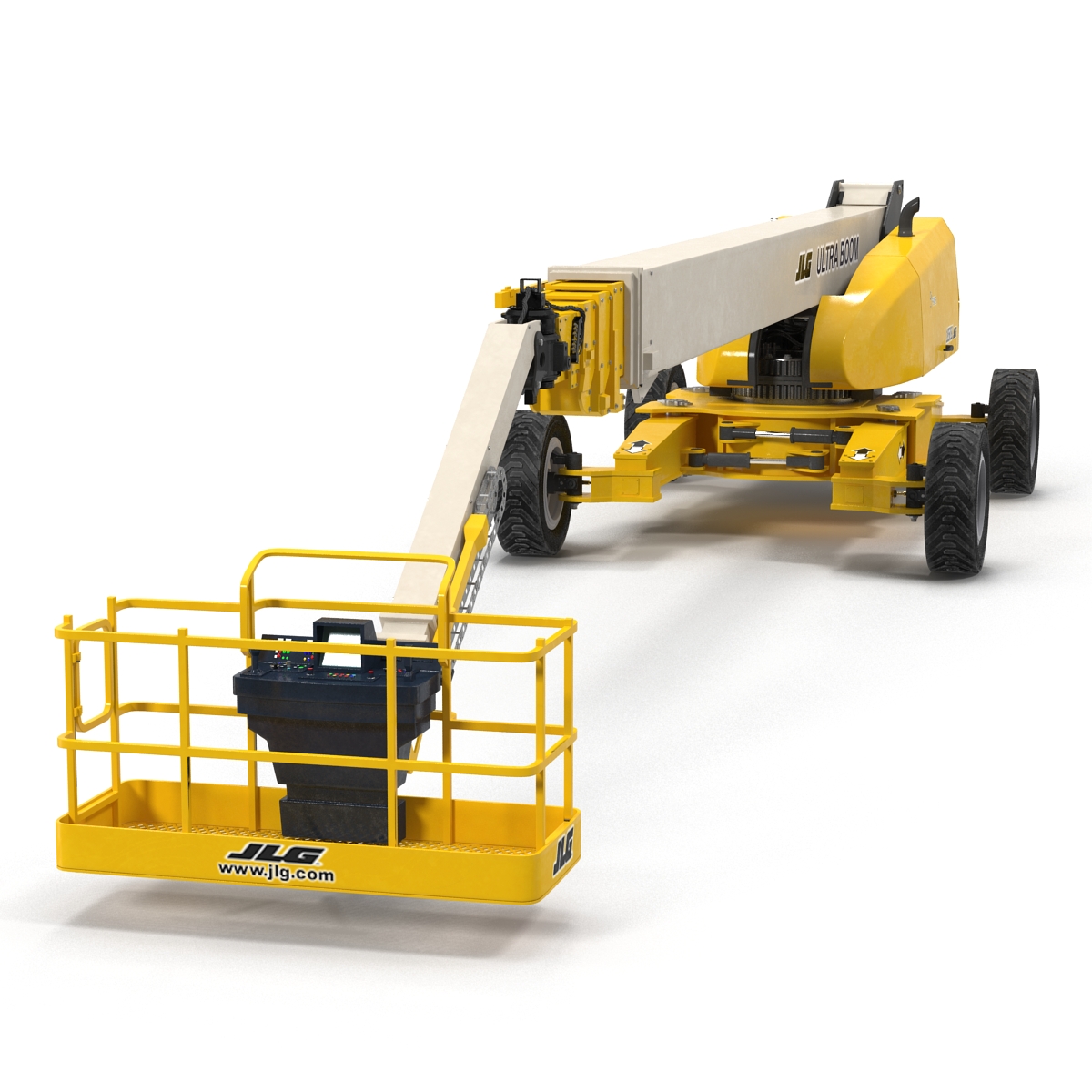 Telescopic Boom Lift JLG 1850 sj Yellow 3D model