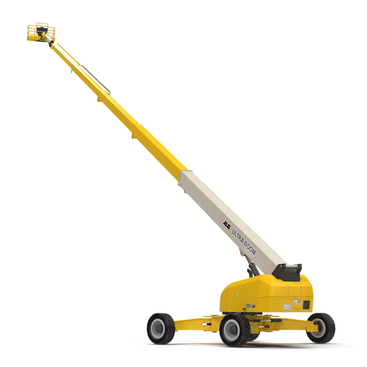 Telescopic Boom Lift JLG 1850 sj Yellow 3D model