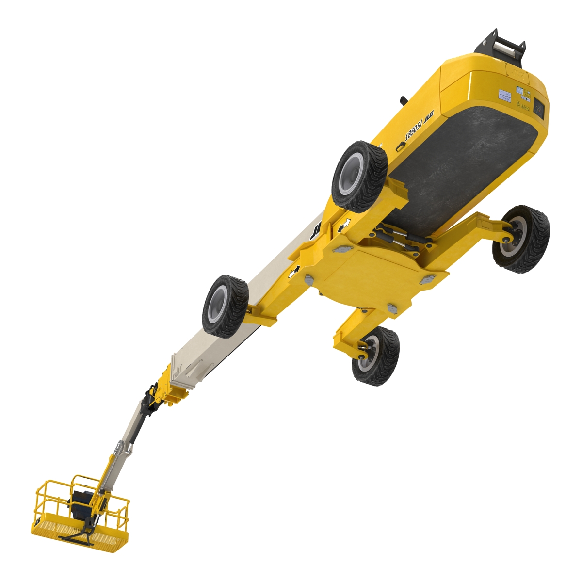 Telescopic Boom Lift JLG 1850 sj Yellow 3D model