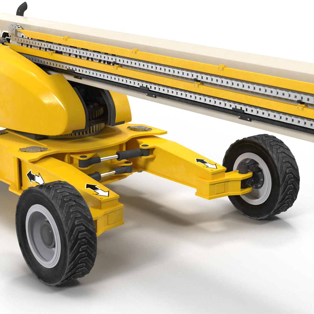 Telescopic Boom Lift JLG 1850 sj Yellow 3D model