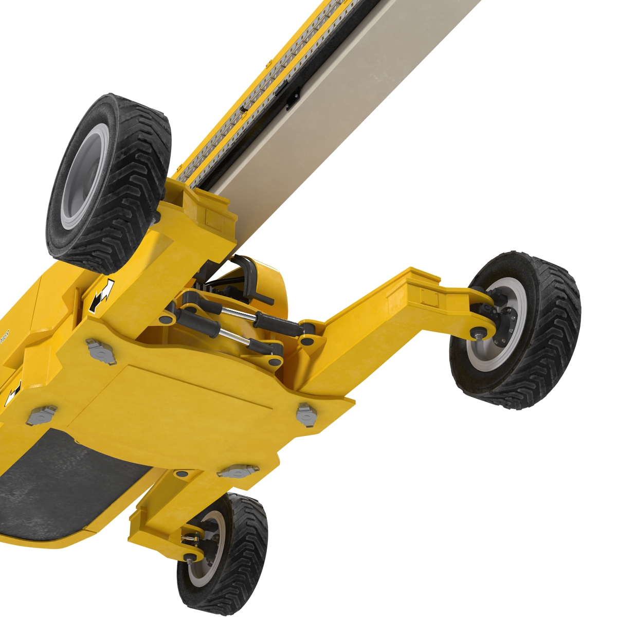 Telescopic Boom Lift JLG 1850 sj Yellow 3D model