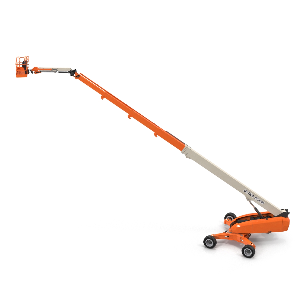 Telescopic Boom Lift Generic 4 Pose 2 3D