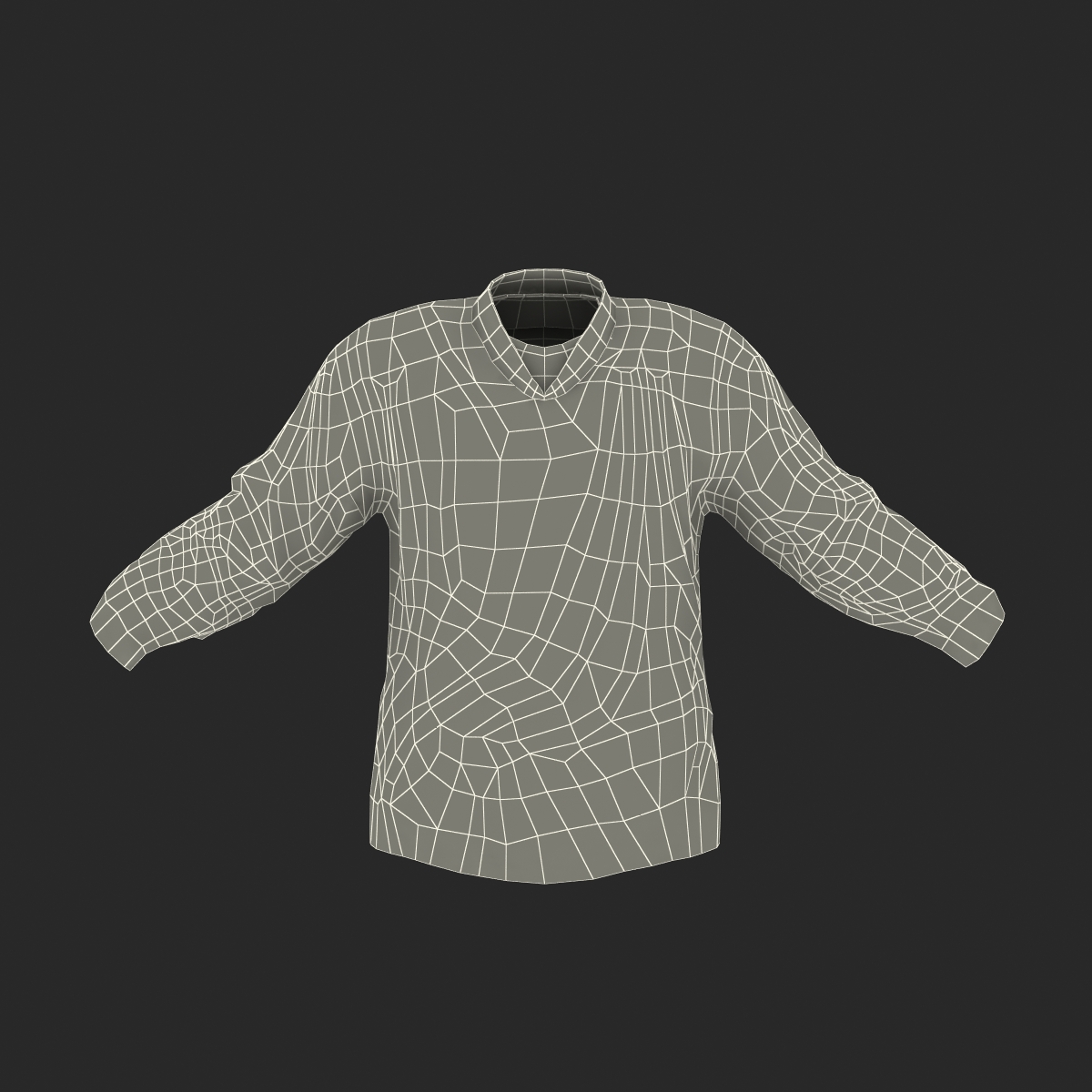 3D Hockey Jersey Generic 4 model