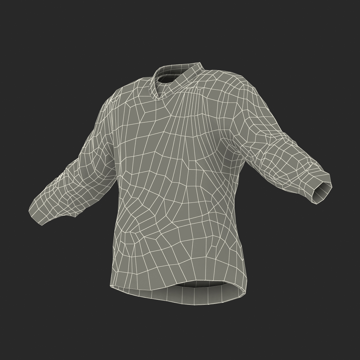 3D Hockey Jersey Generic 4 model