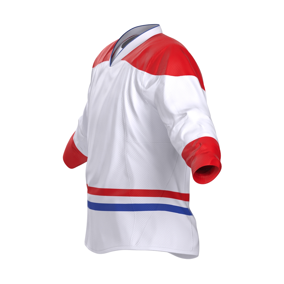 3D Hockey Jersey Generic 4 model