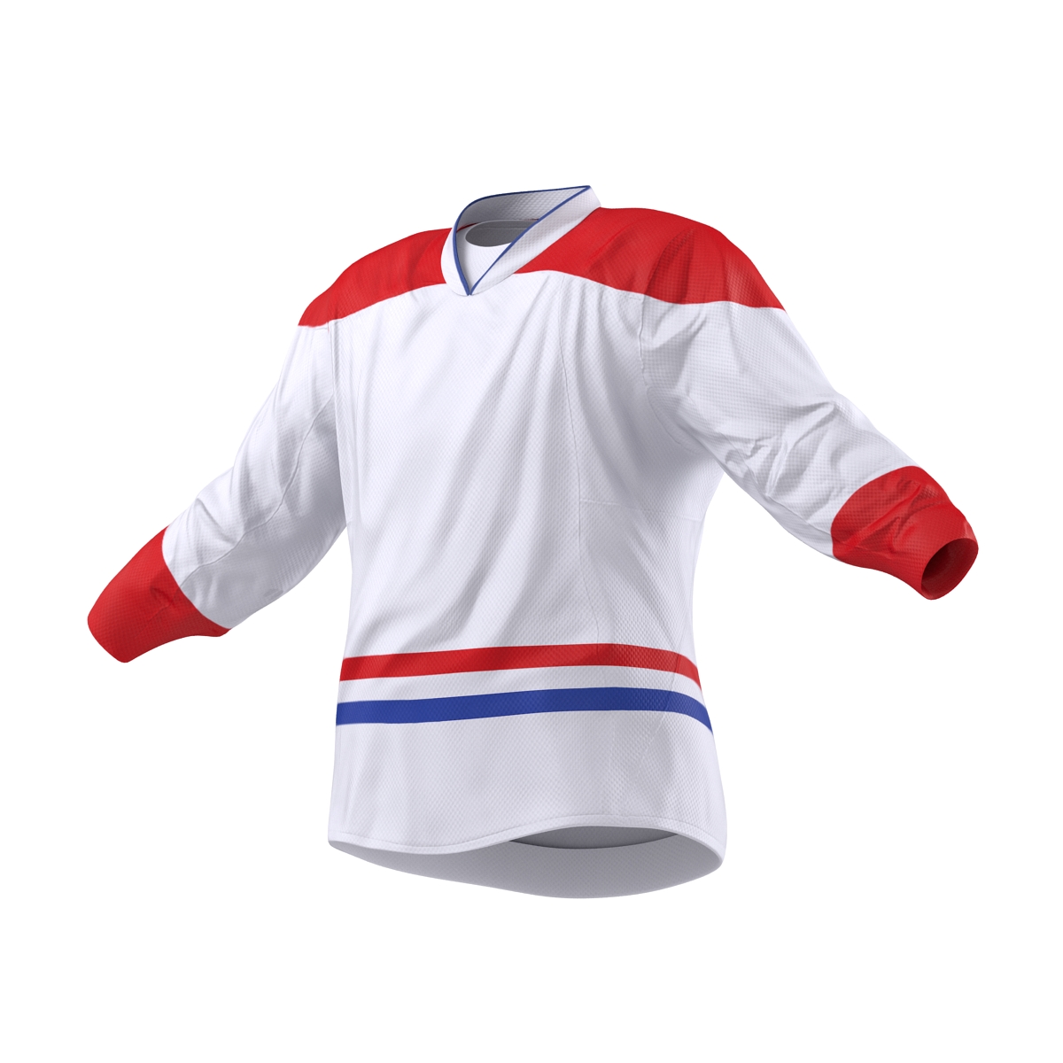 3D Hockey Jersey Generic 4 model