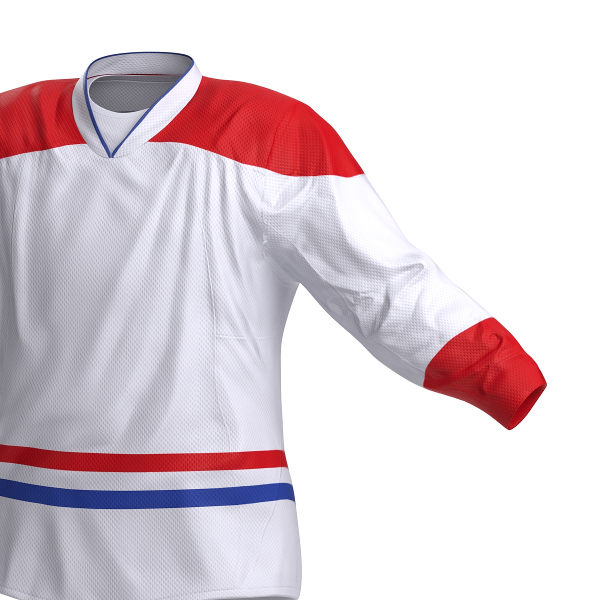 3D Hockey Jersey Generic 4 model