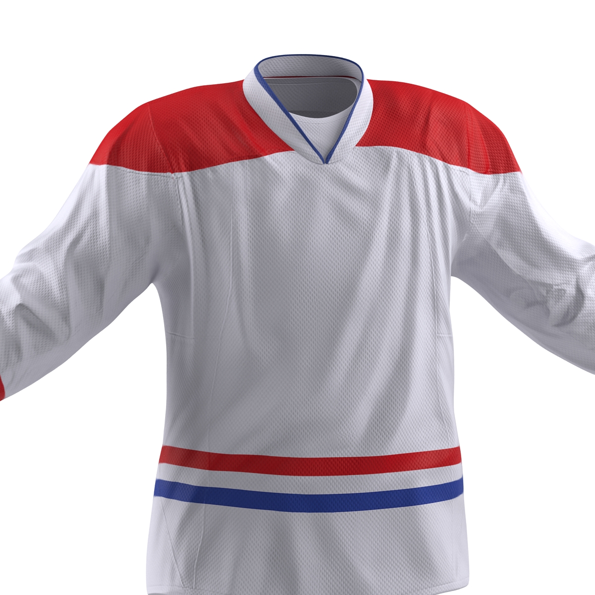 3D Hockey Jersey Generic 4 model