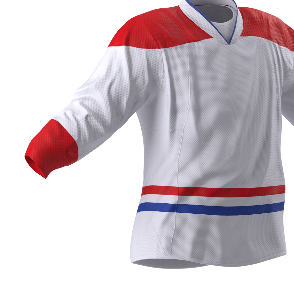 3D Hockey Jersey Generic 4 model