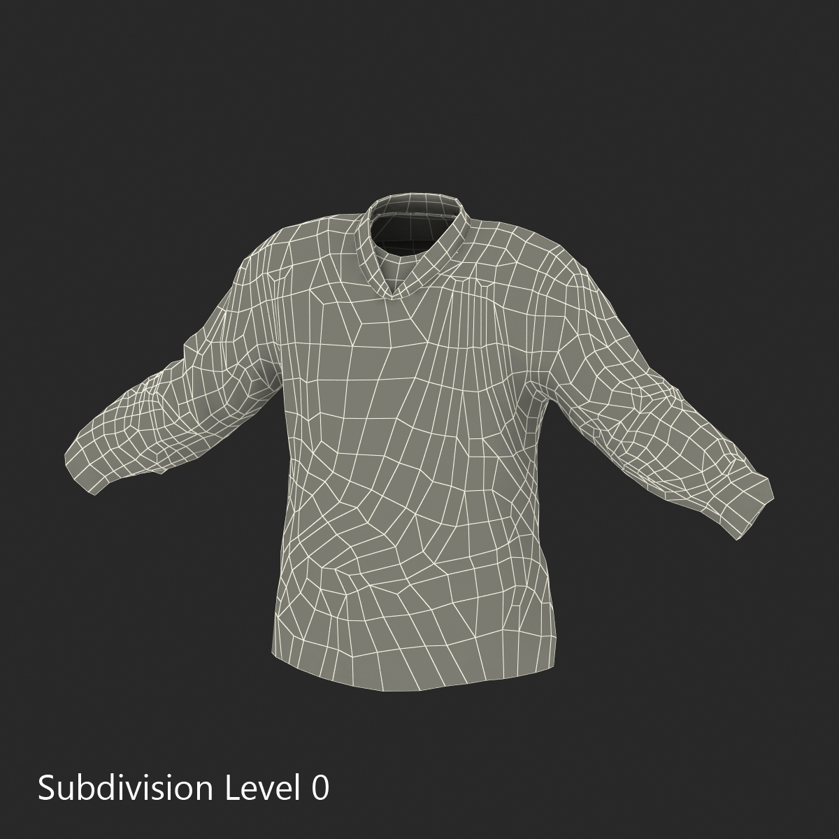 3D Hockey Jersey Generic 5 model