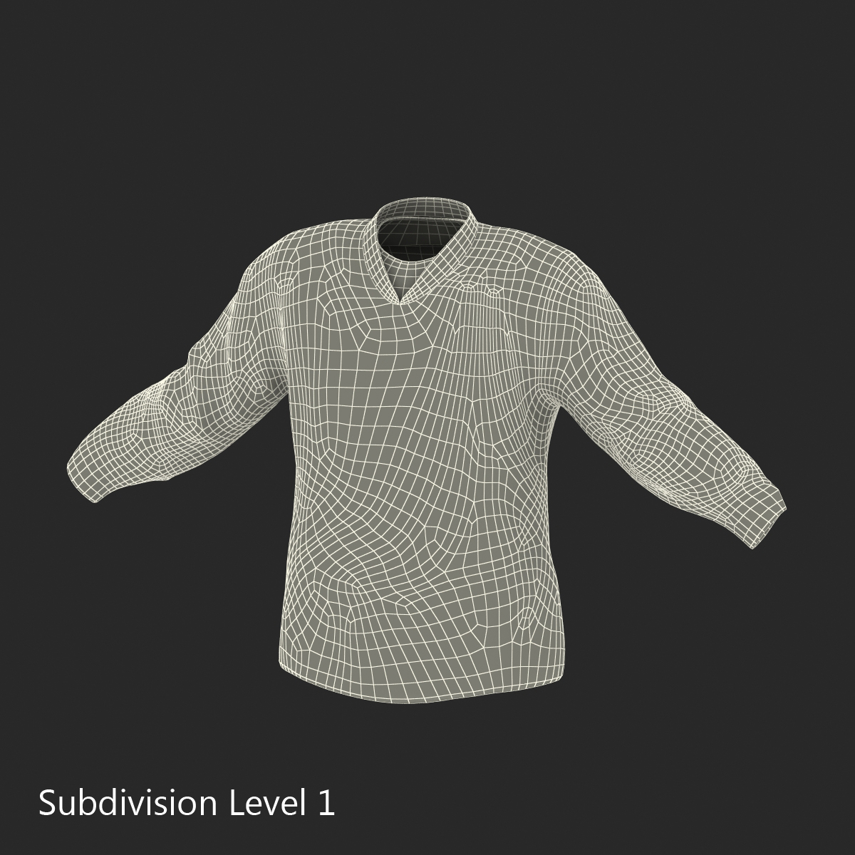 3D Hockey Jersey Generic 5 model