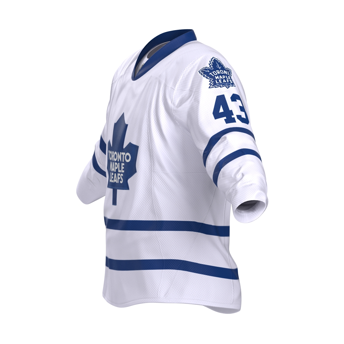 3D Hockey Jersey Toronto Maple Leafs model