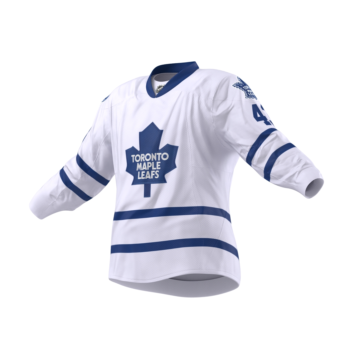 3D Hockey Jersey Toronto Maple Leafs model