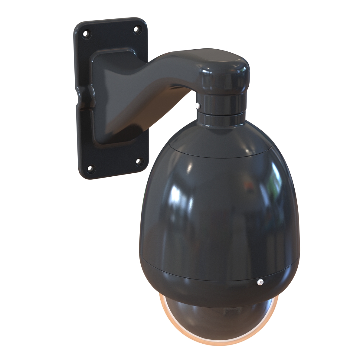 CCTV Camera 2 Black 3D model