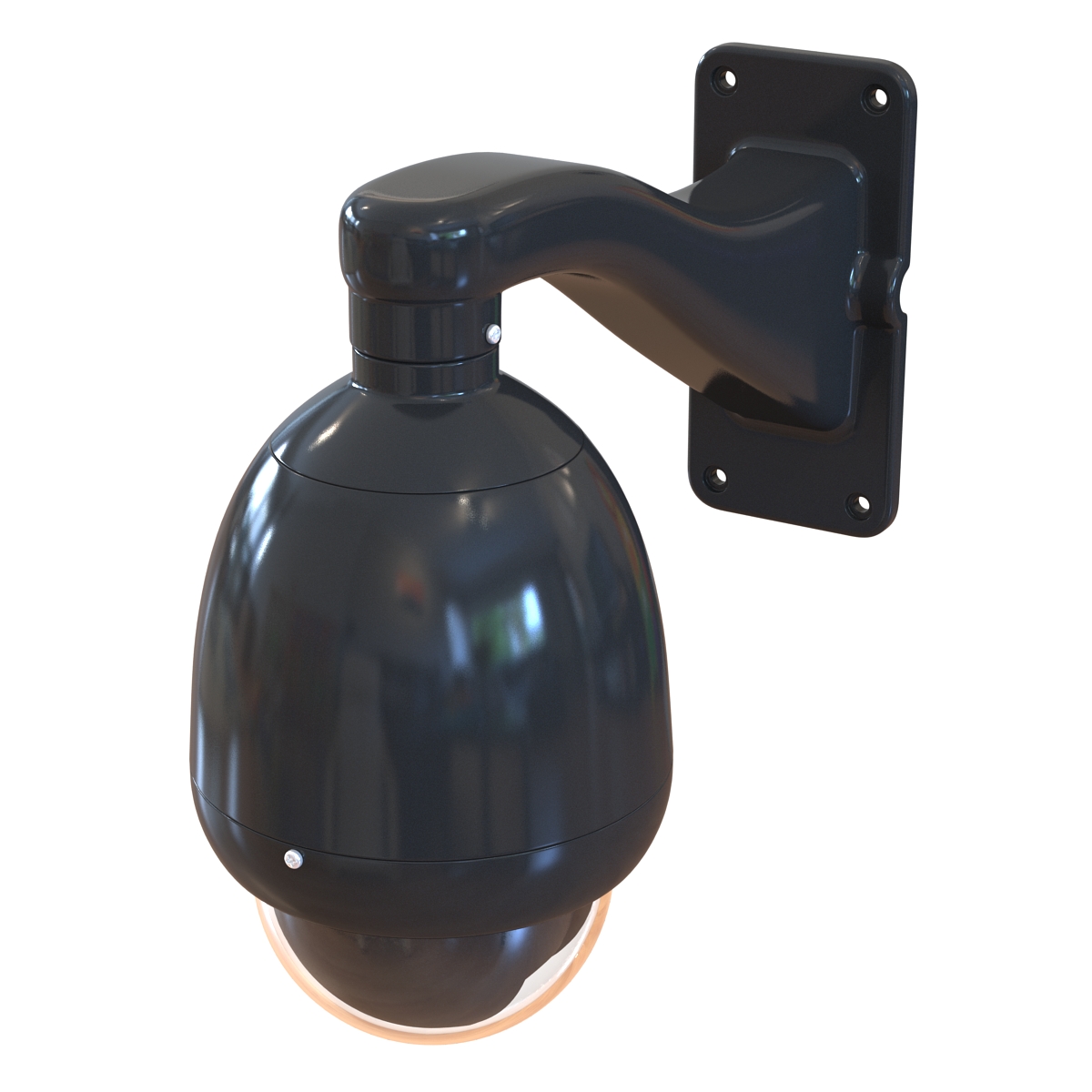 CCTV Camera 2 Black 3D model