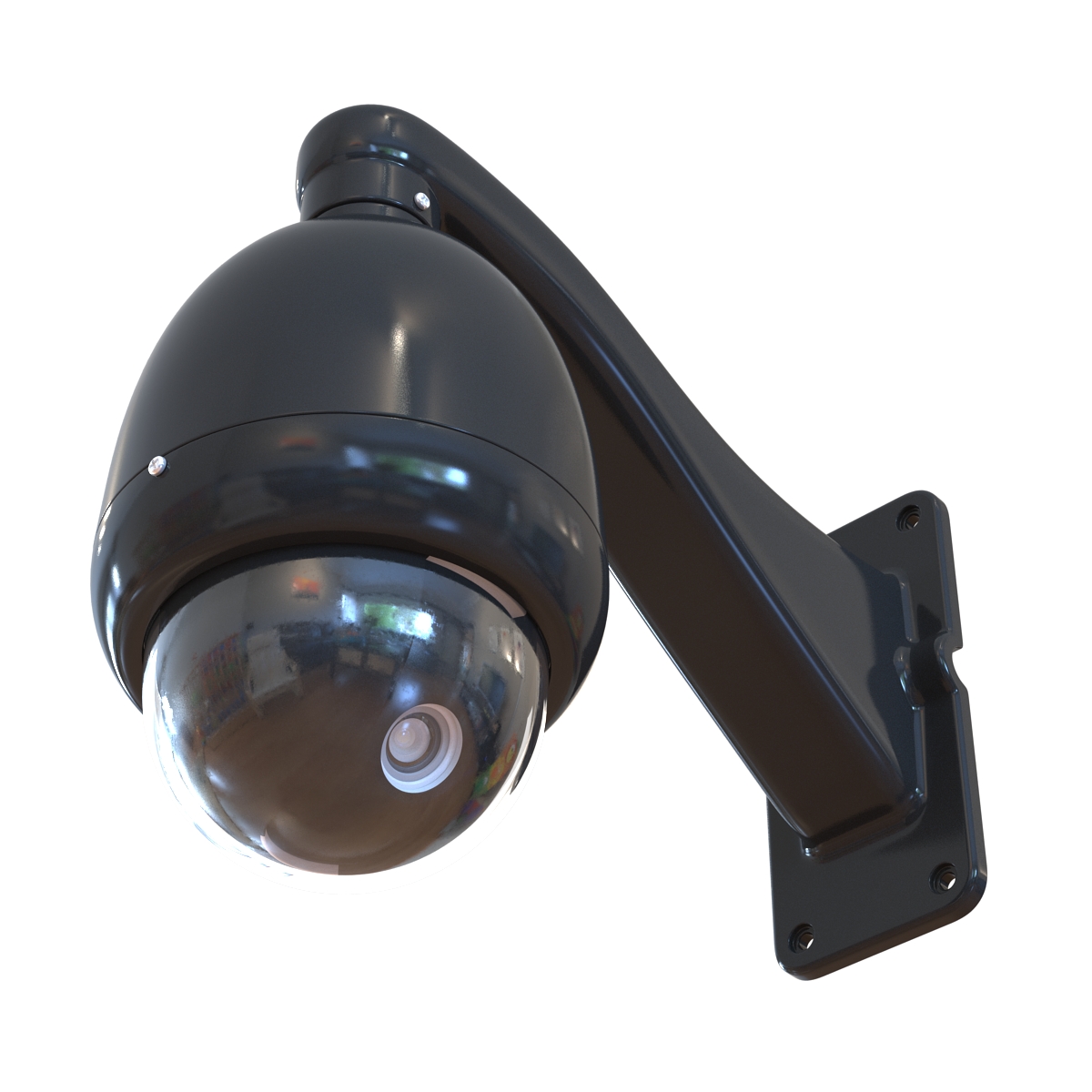 CCTV Camera 2 Black 3D model