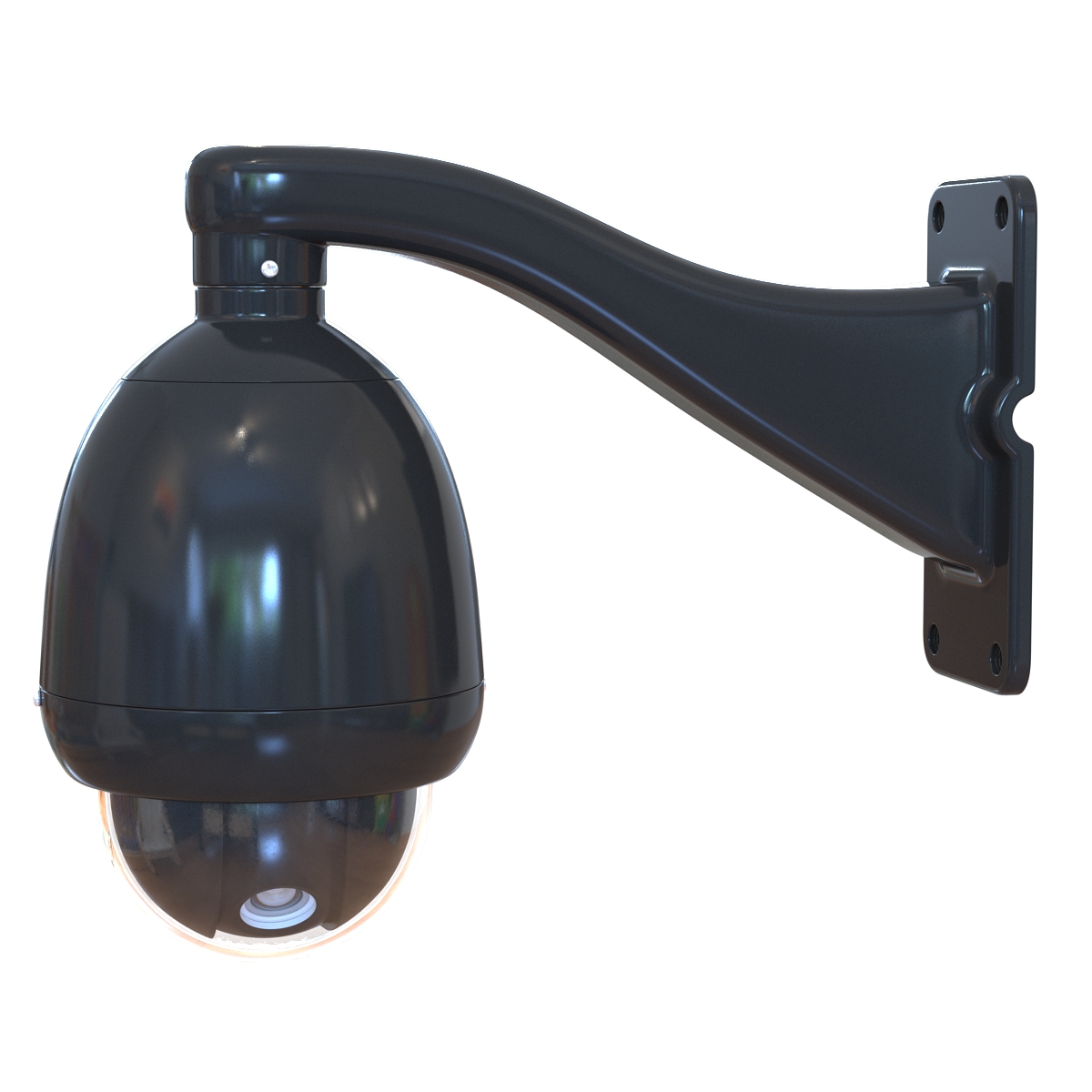 CCTV Camera 2 Black 3D model