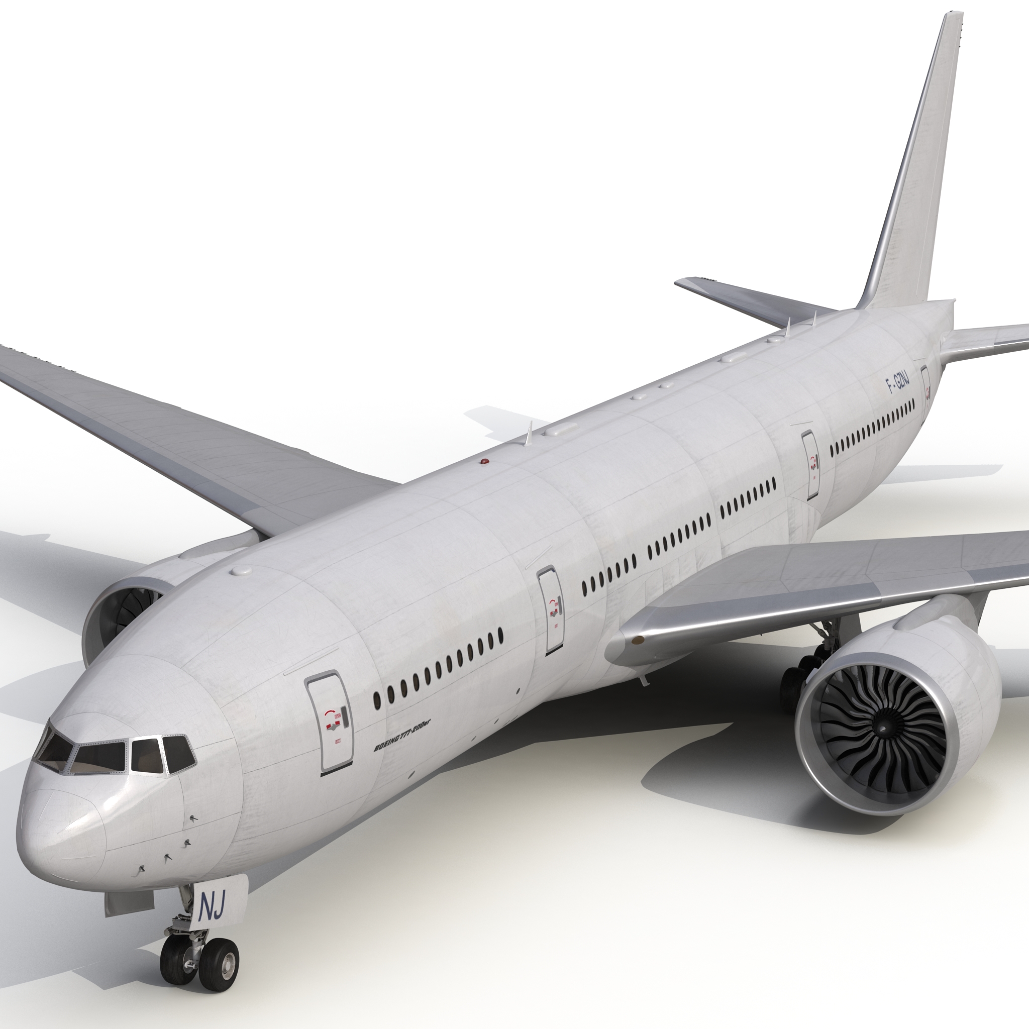 Boeing 777 200ER Generic 3D model