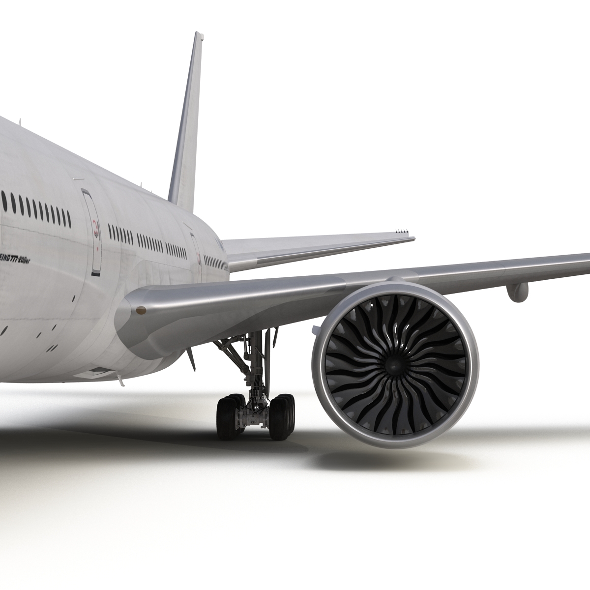 Boeing 777 200ER Generic 3D model