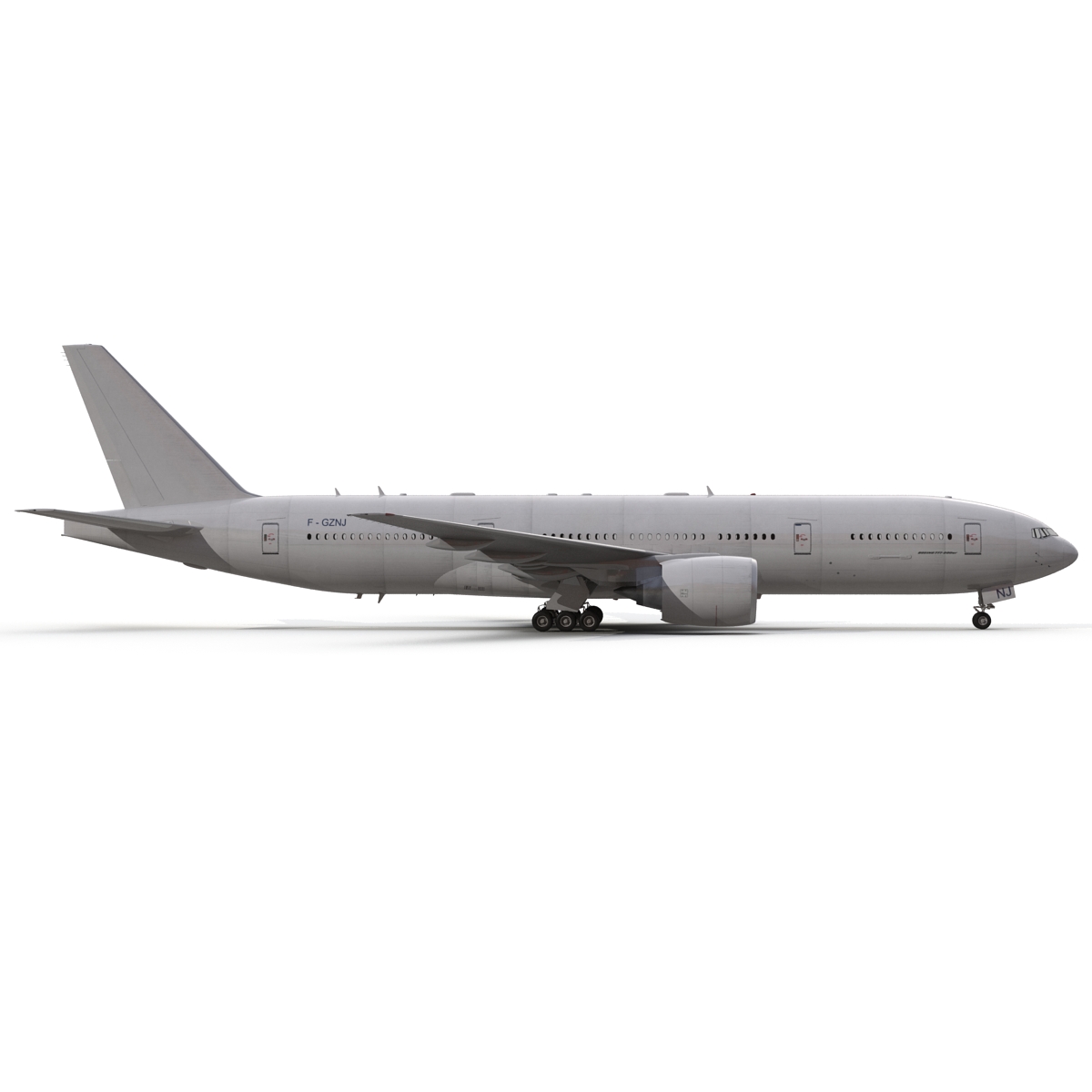 Boeing 777 200ER Generic 3D model