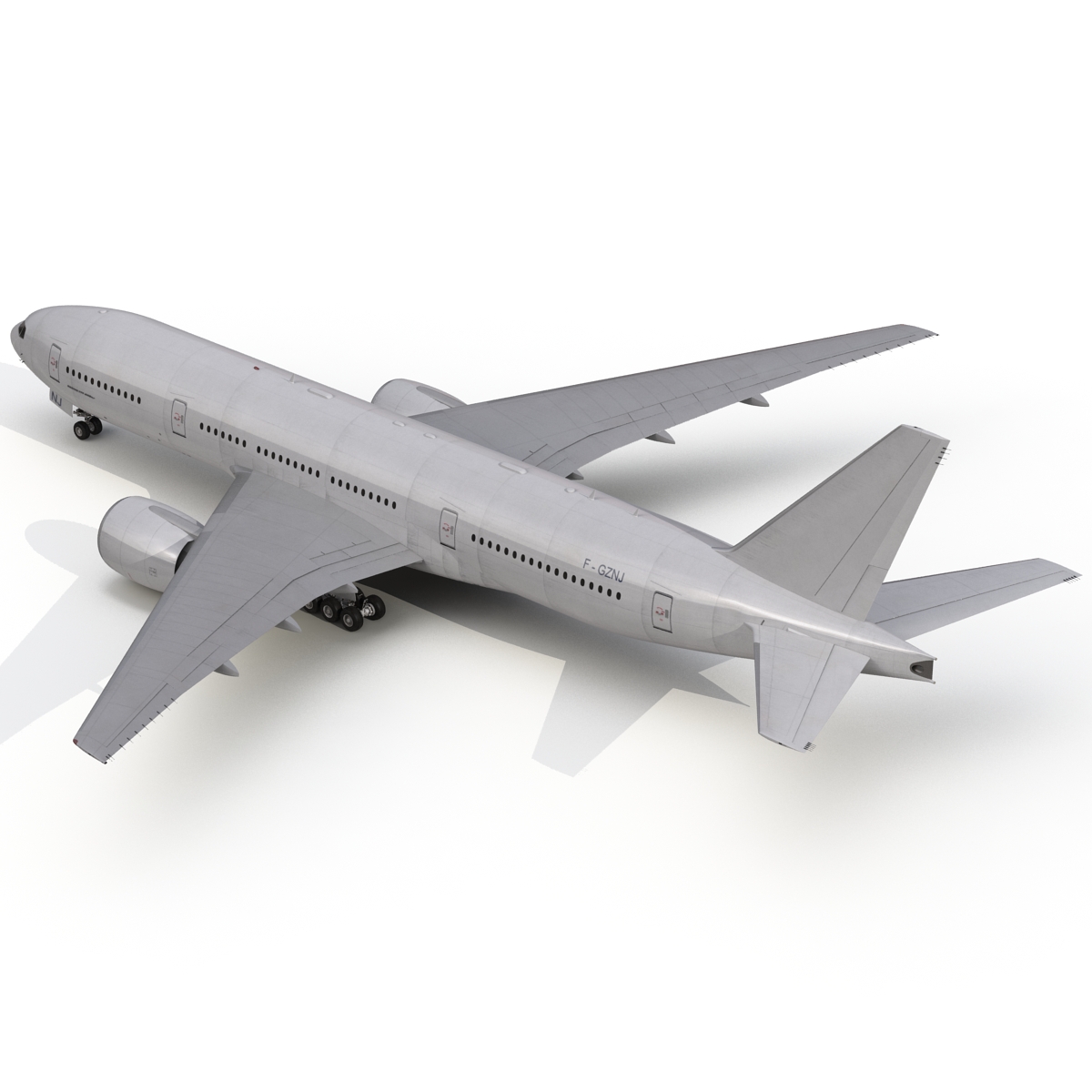 Boeing 777 200ER Generic 3D model