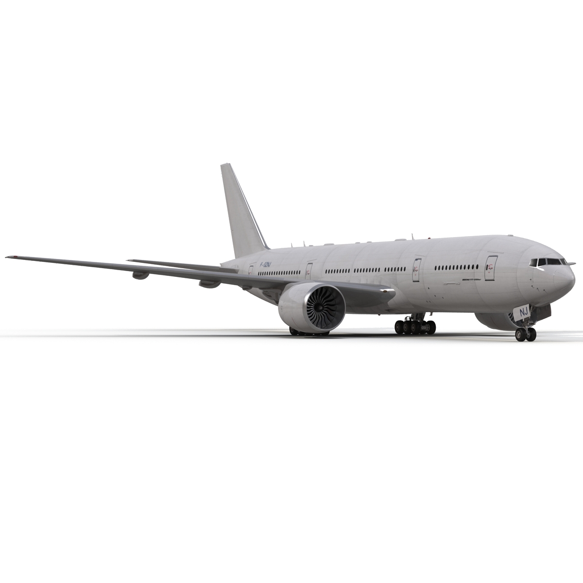 Boeing 777 200ER Generic 3D model