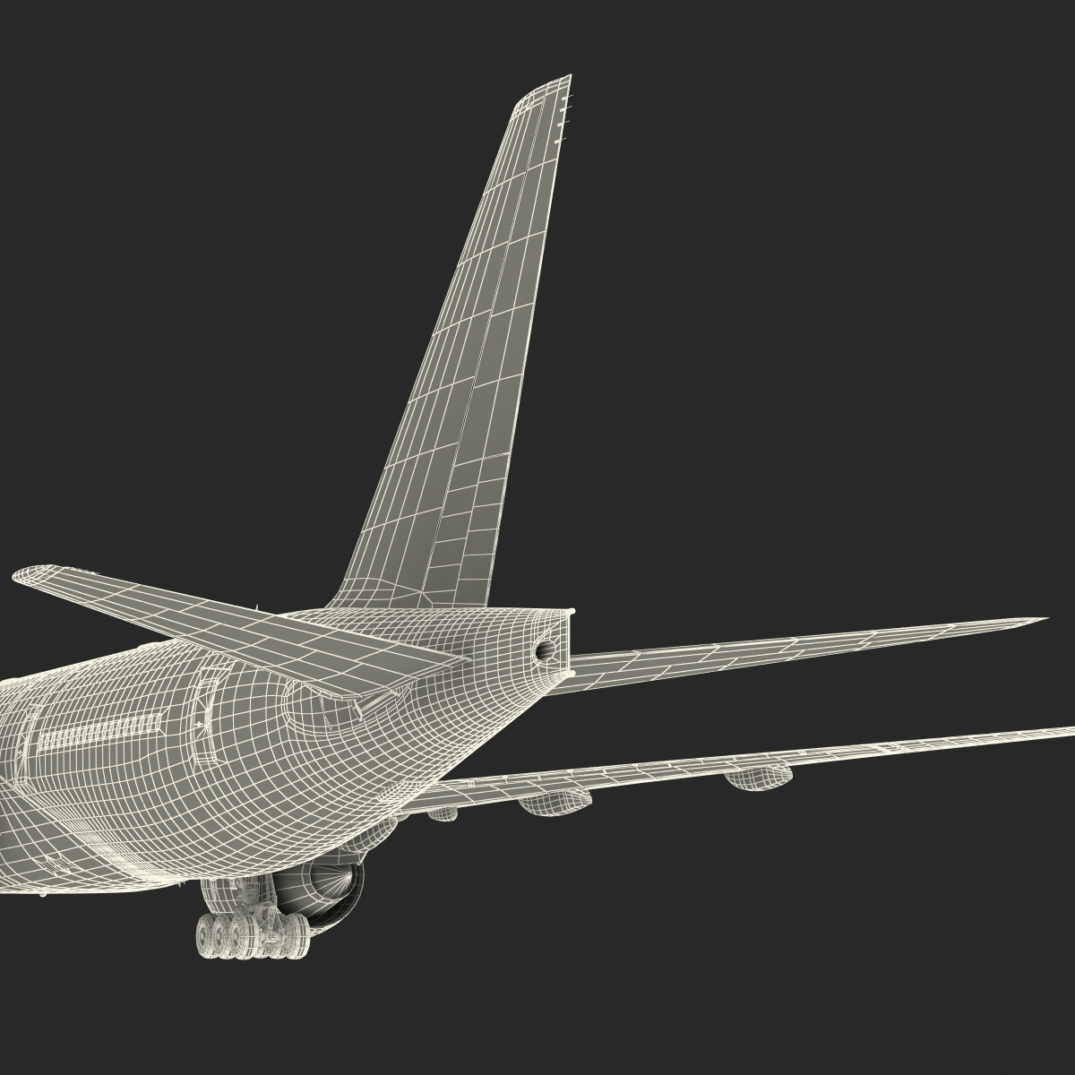 Boeing 777 200ER Generic 3D model